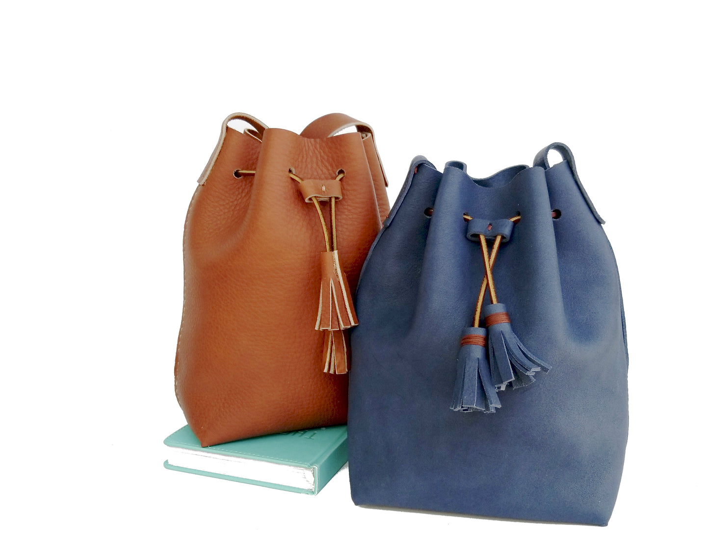 Bucket Bag 100% Leather Crossbody Bag