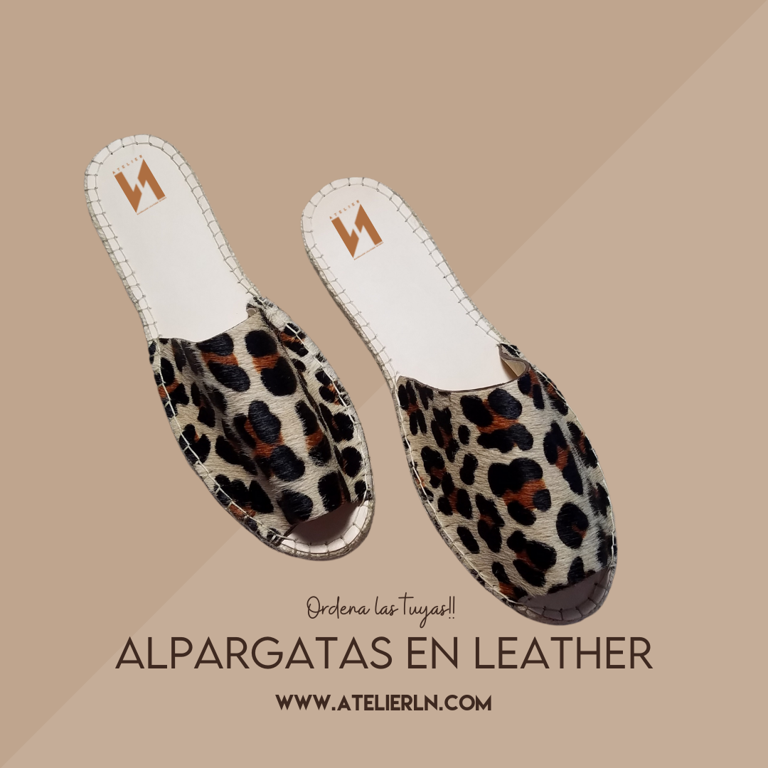 Alpargata en Leather