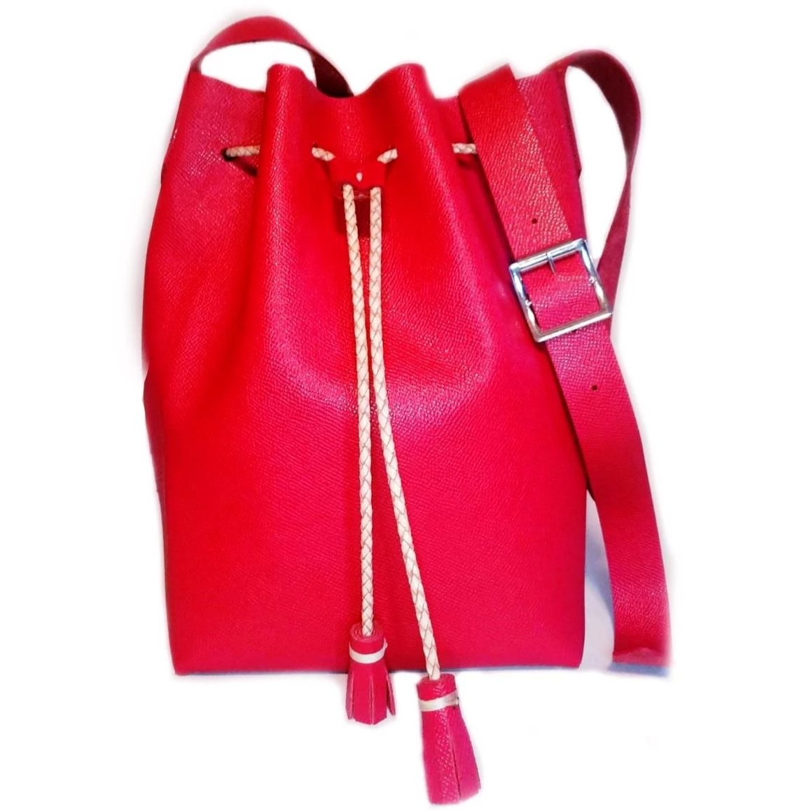 Bucket Bag 100% Leather Crossbody Bag